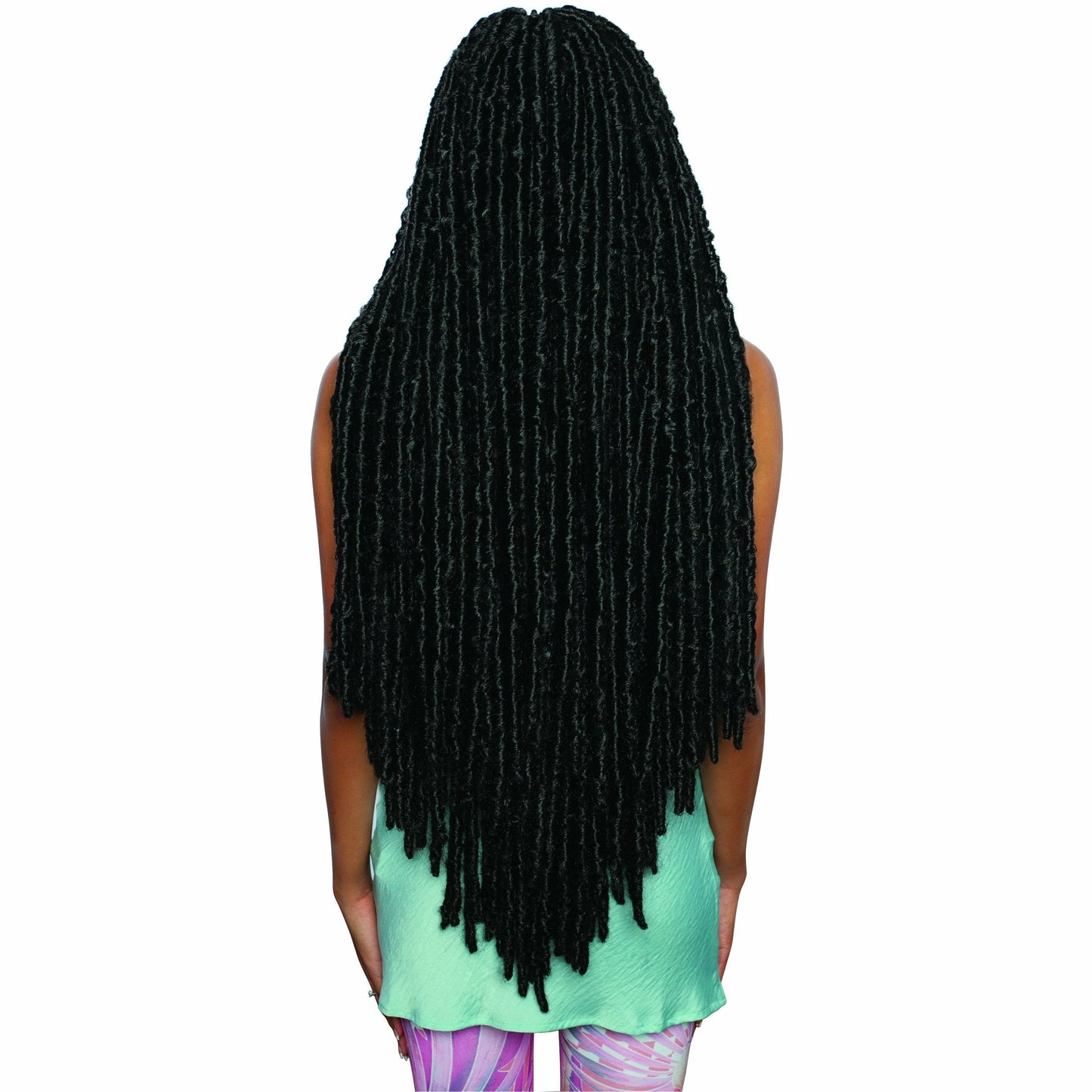Afri-Naptural: Mermaid Waist Locs 30" Crochet Braid (LOC104) dark brown