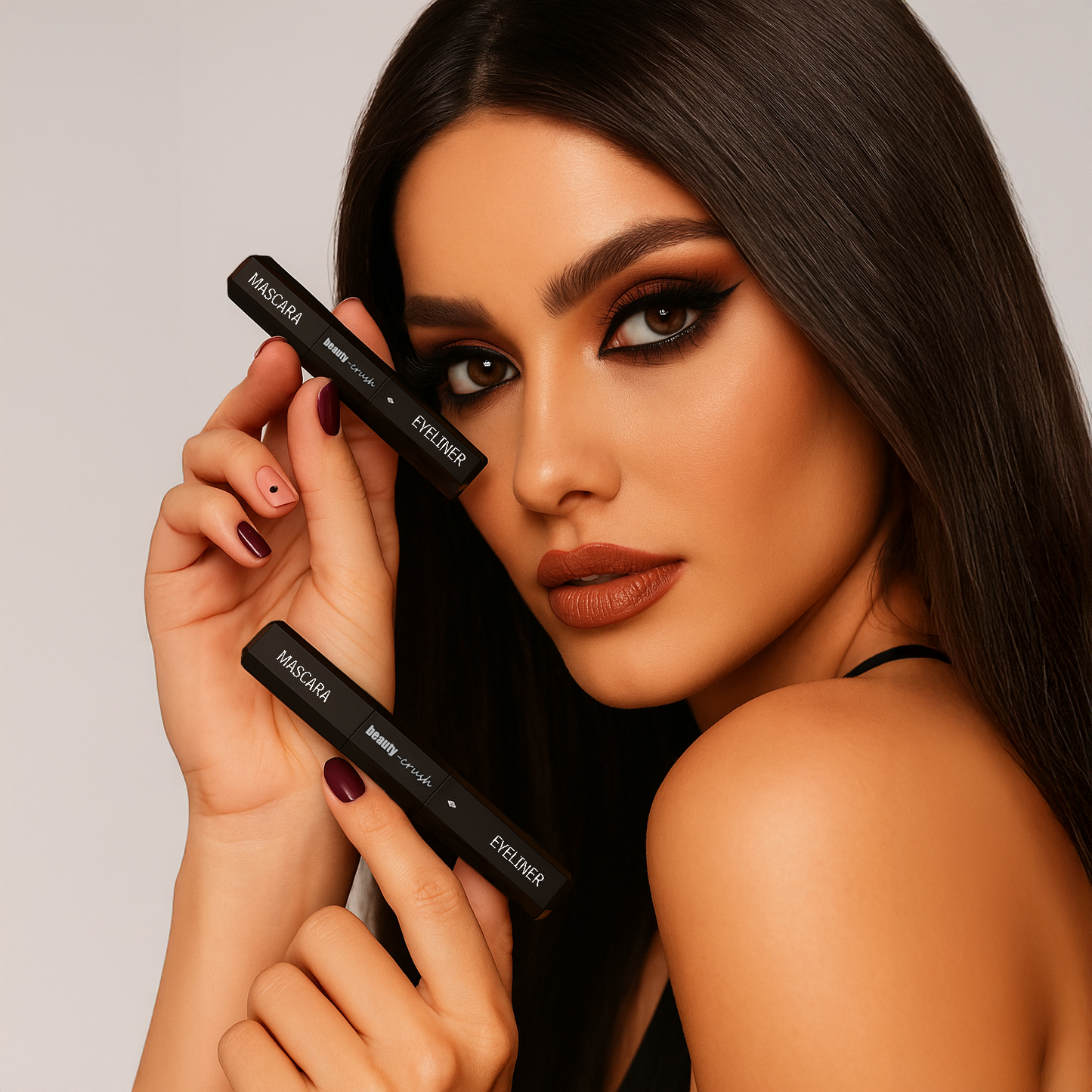 2 in 1 Black Eyeliner Mascara Waterproof